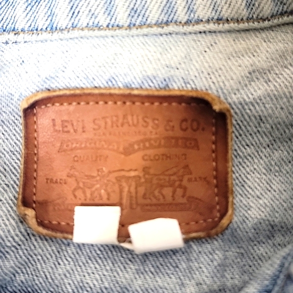 Levis 73549 0214 Denim Jacket Size Large Vintage - Picture 6 of 9